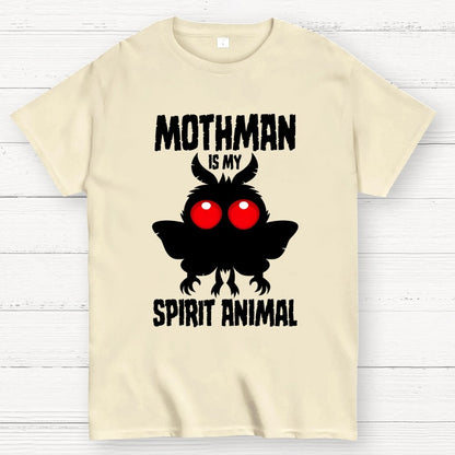 Mothman Is My Spirit Animal Dark Geek T-Shirt