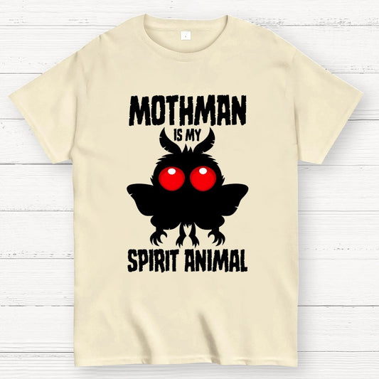 Mothman Is My Spirit Animal Dark Geek T-Shirt