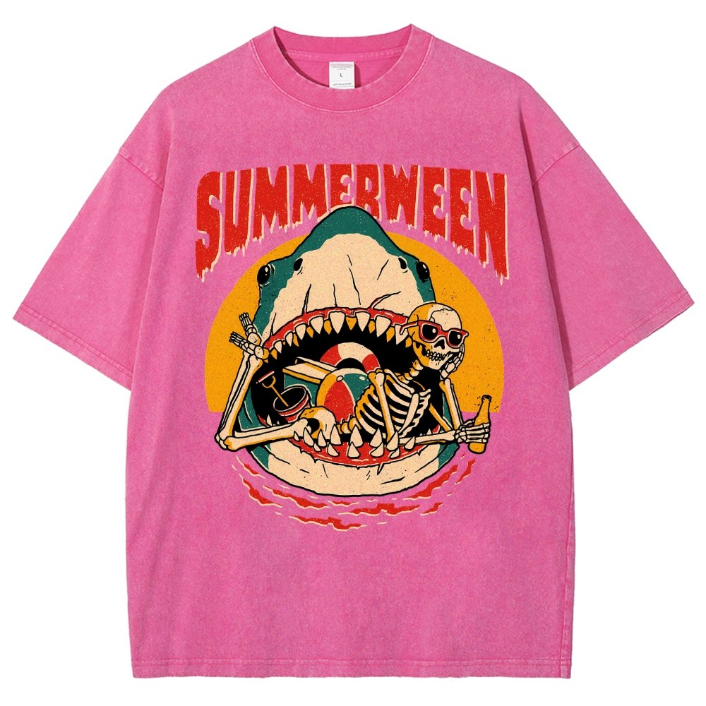 Summerween Vintage Distressed T-shirt