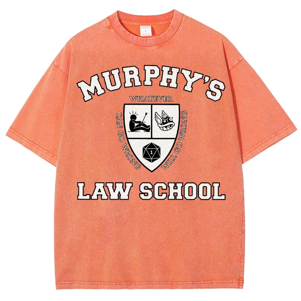 Murphy's Law School Vintage Distressed T-shirt