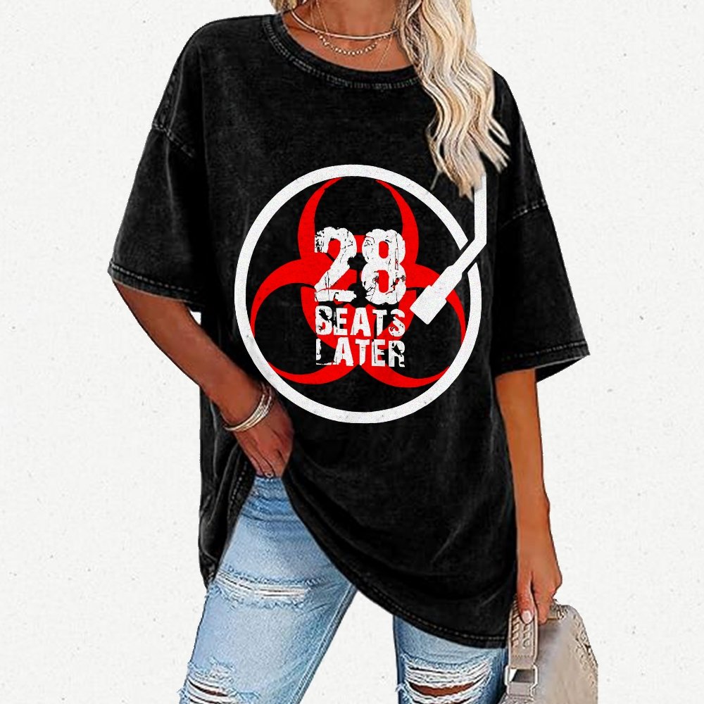 28 Beats Later Vintage Distressed T-shirt