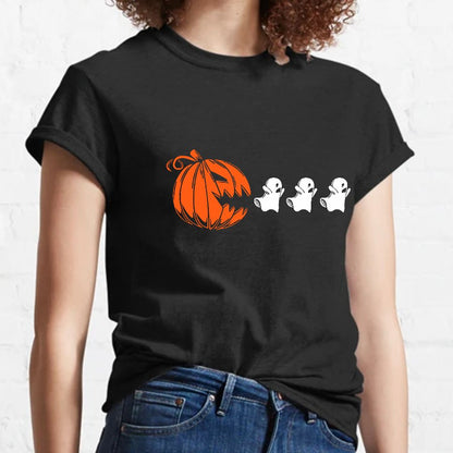 Funny Halloween Ghost  Geeky T-Shirt