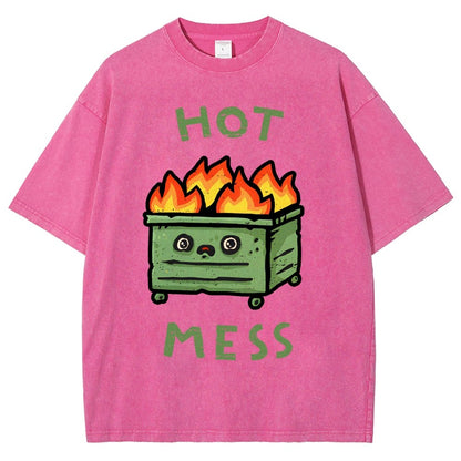 Hot Mess Vintage Distressed T-shirt