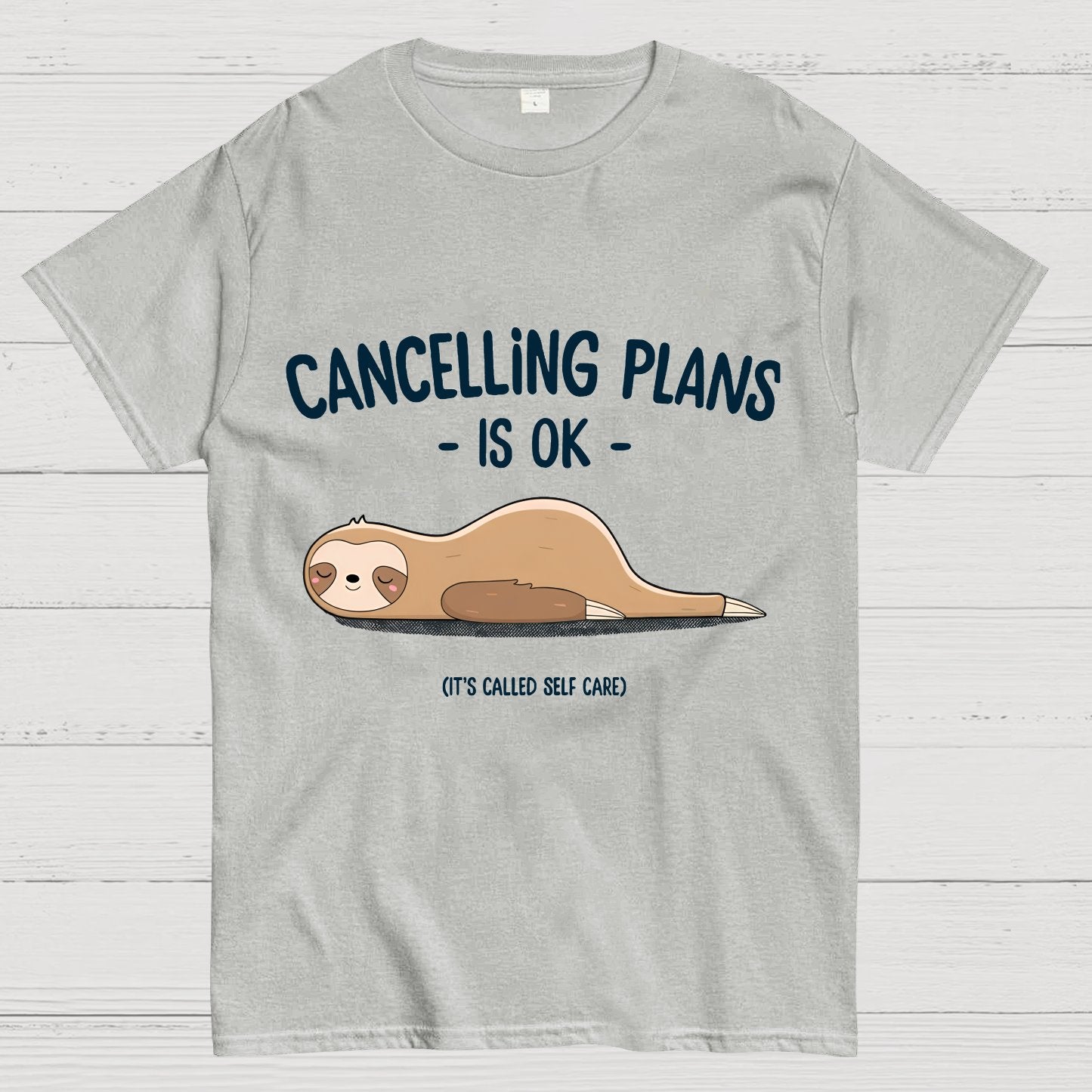 Cancelling Plans Is Ok Funny Nerdy T-Shirt