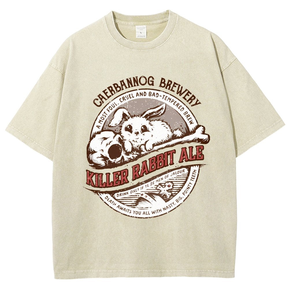 Killer Rabbit Ale Vintage Distressed T-shirt