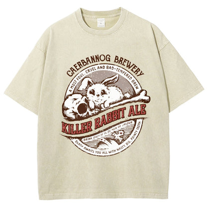 Killer Rabbit Ale Vintage Distressed T-shirt