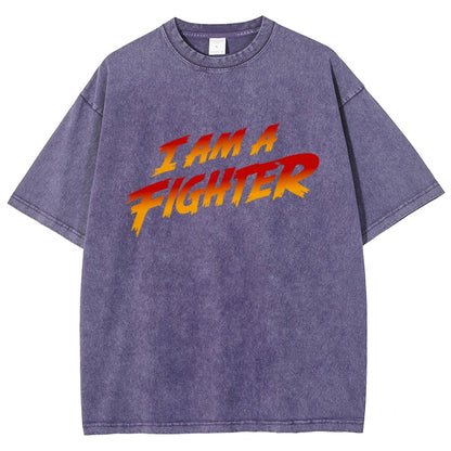 I Am A Fighter Vintage Distressed T-shirt