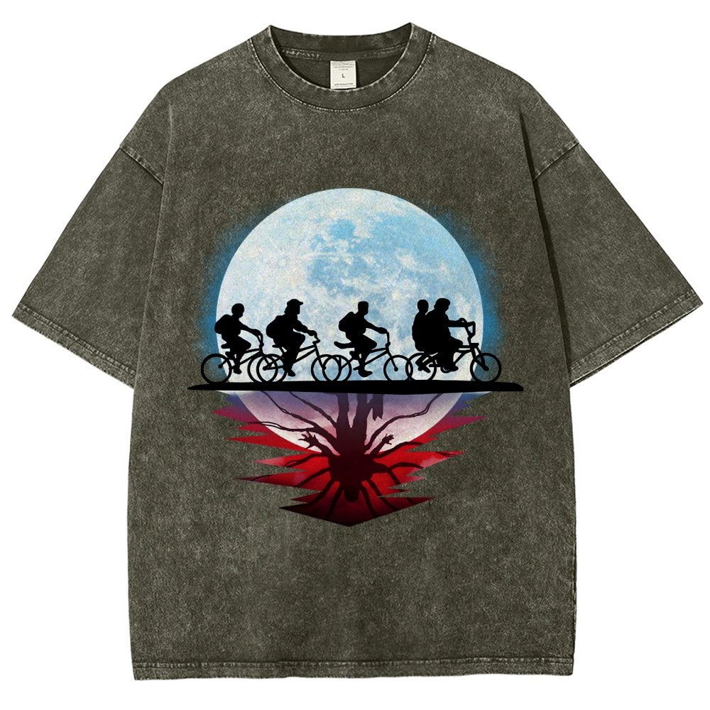 Strange Moon Vintage Distressed T-shirt