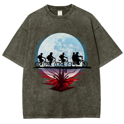 Strange Moon Vintage Distressed T-shirt