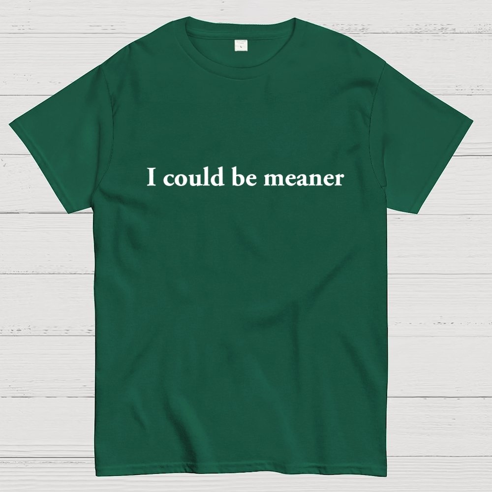 I could be meaner Geek T-Shirt
