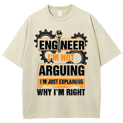 I'm Not Arguing Im Just Explaining Why I Am Right Vintage Distressed T-shirt