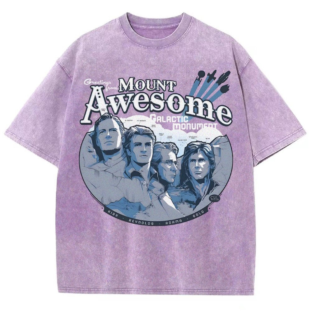 Mount Awesome Vintage Distressed T-shirt