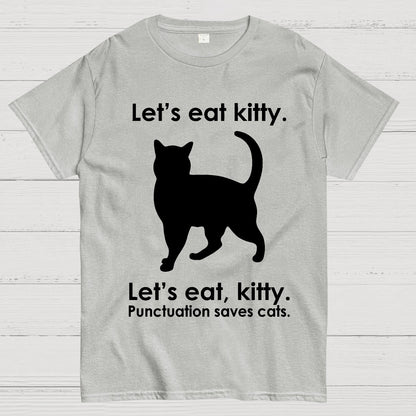 Punctuation Saves Lives. Funny Geek T-Shirt