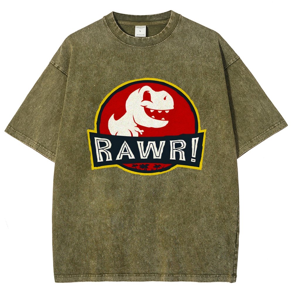 RAWR! Vintage Distressed T-shirt