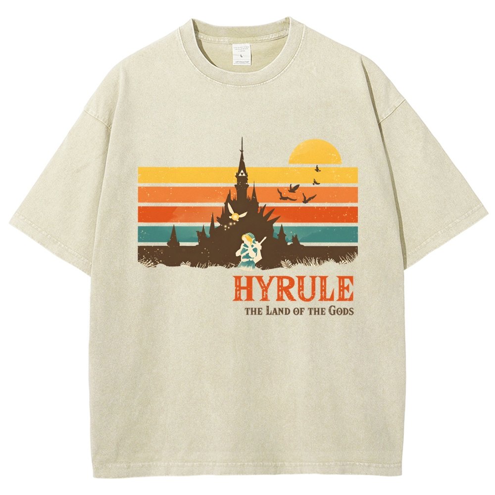 The Land Of Gods Vintage Distressed T-shirt