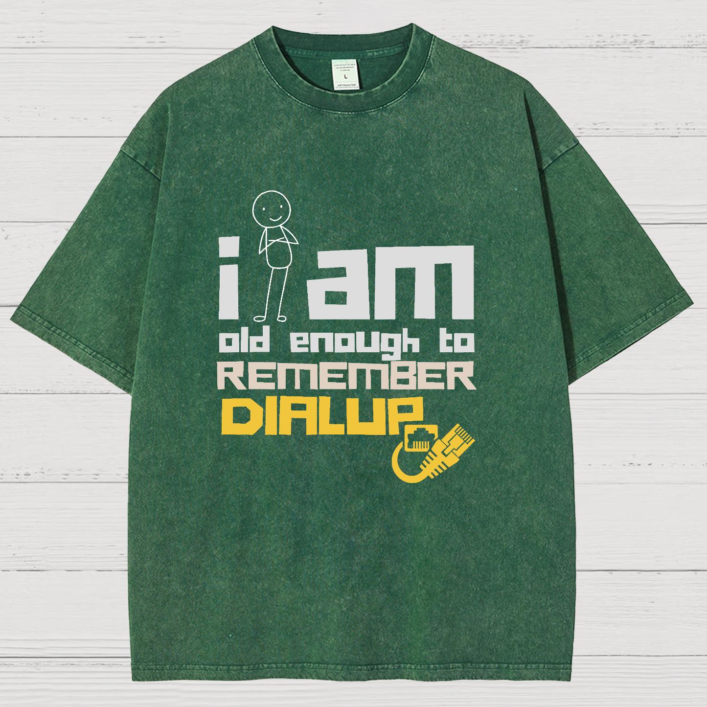 Dialup Internet Vintage Distressed T-shirt