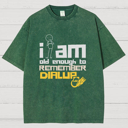 Dialup Internet Vintage Distressed T-shirt