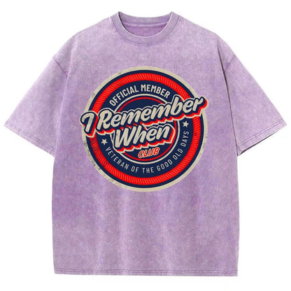 Remember When Vintage Distressed T-shirt