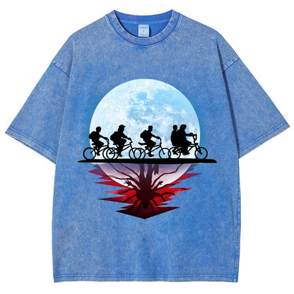 Strange Moon Vintage Distressed T-shirt