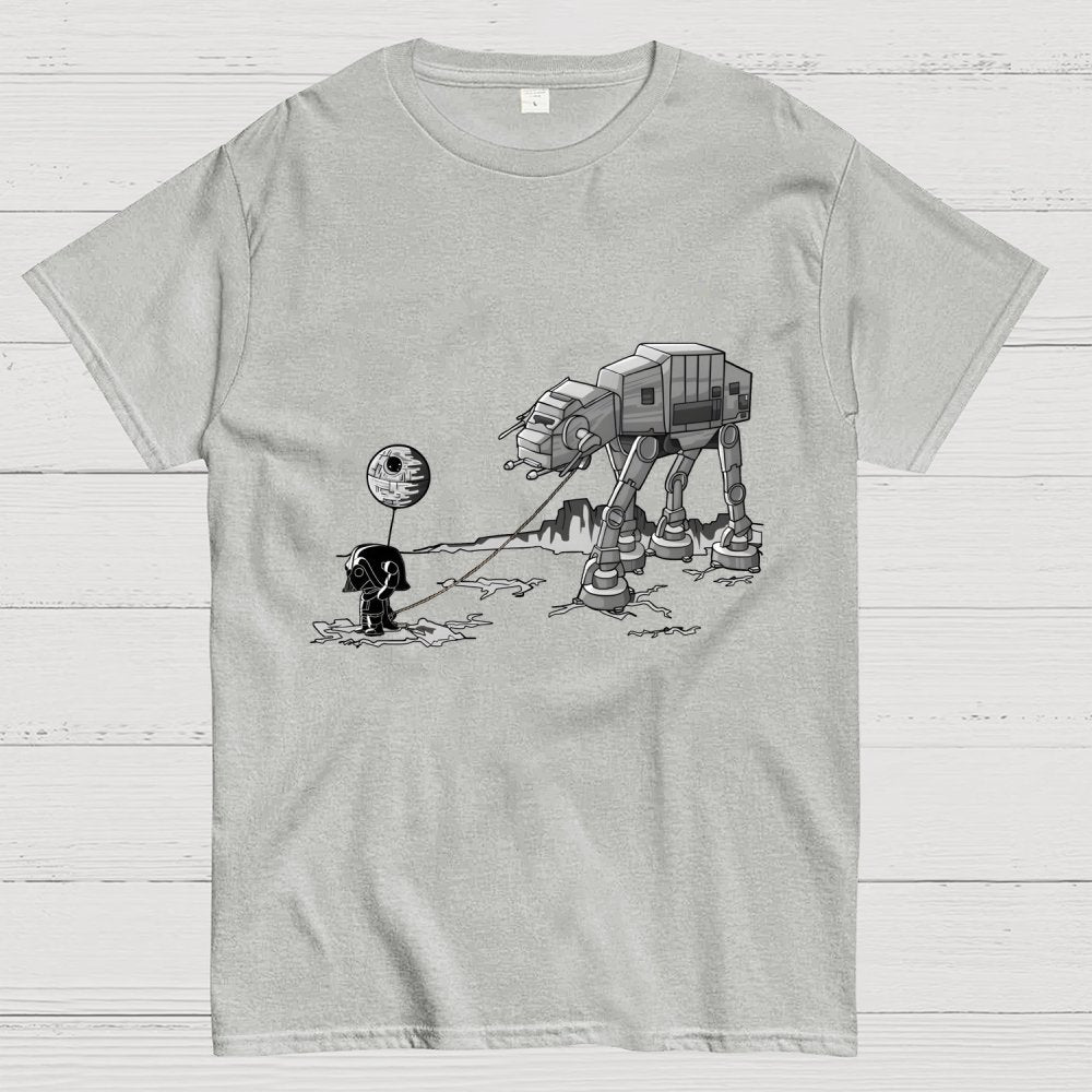 Empire Robot Dog-Planet Battles Geek T-Shirt