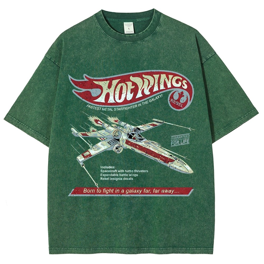 Hot Wings Vintage Distressed T-shirt