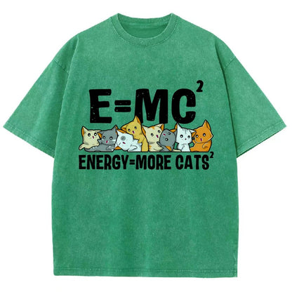 E=MC2 Vintage Distressed T-shirt