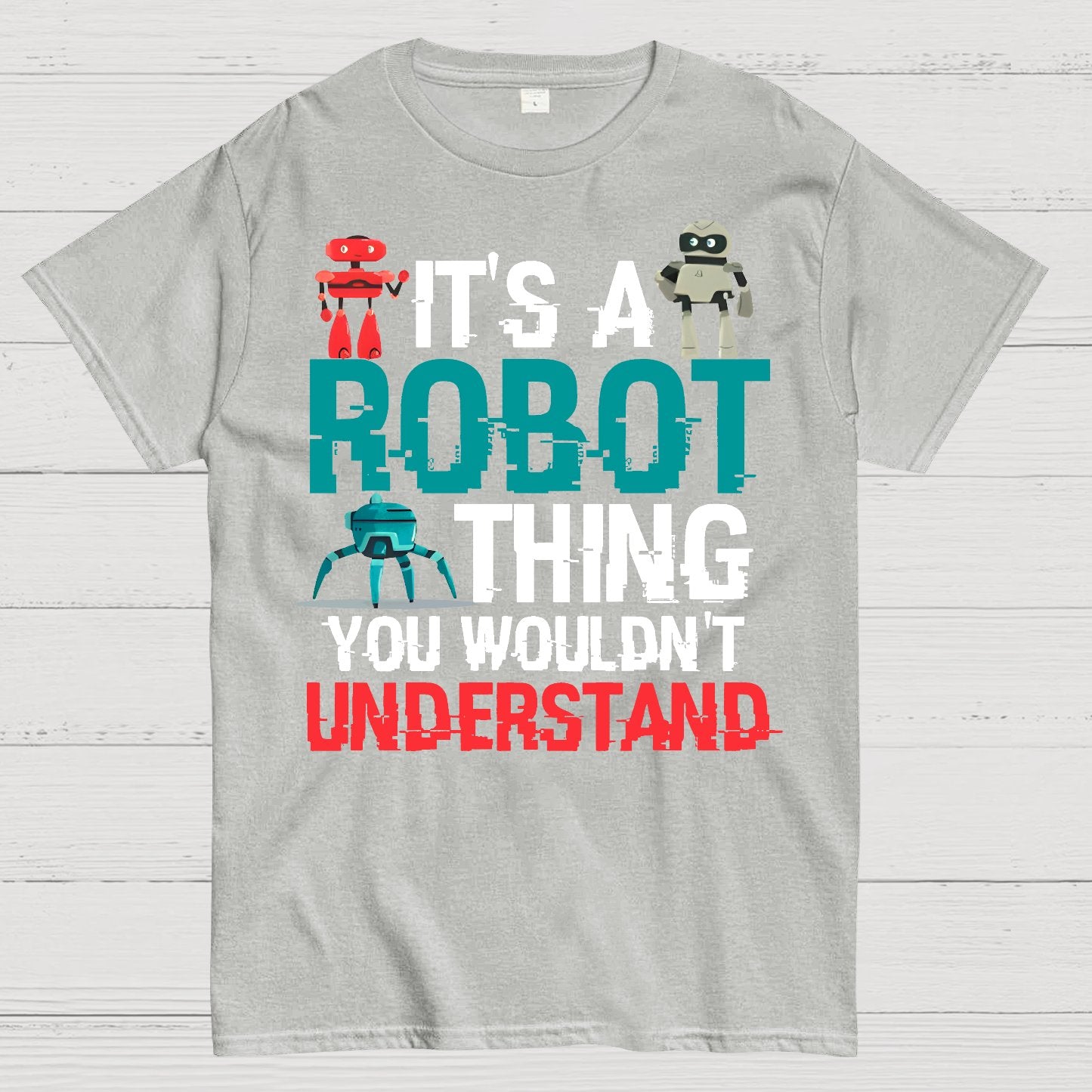 Robot Science Geek T-Shirt