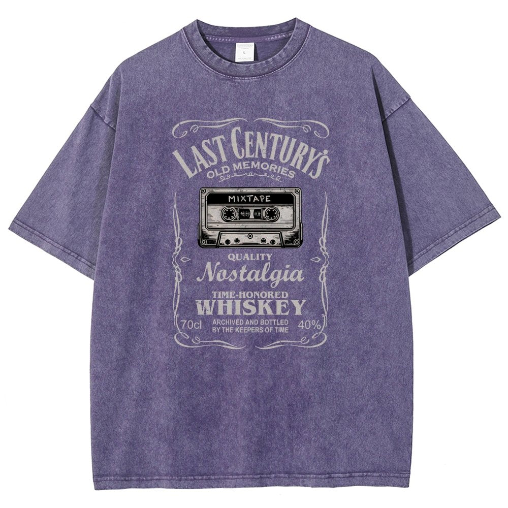 Last Century's Whiskey Vintage Distressed T-shirt
