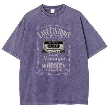 Last Century's Whiskey Vintage Distressed T-shirt