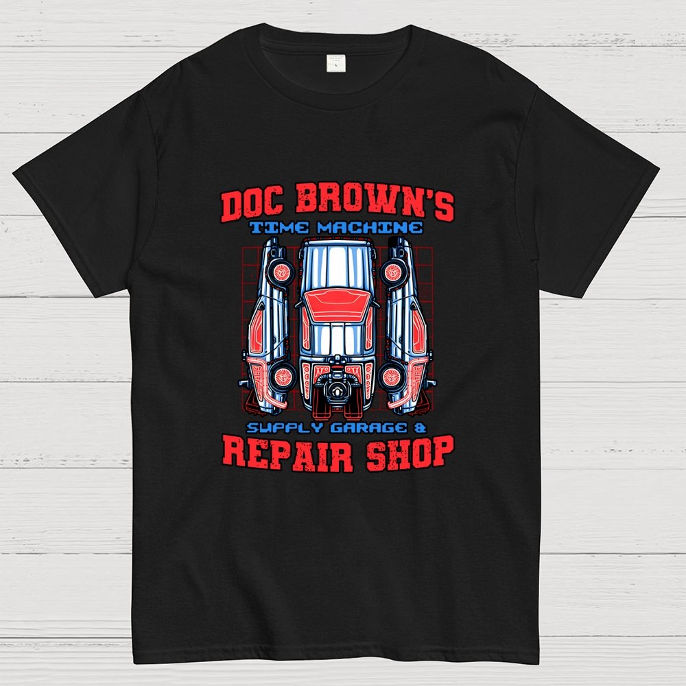 Time Machine Repair Shop Geek T-Shirt