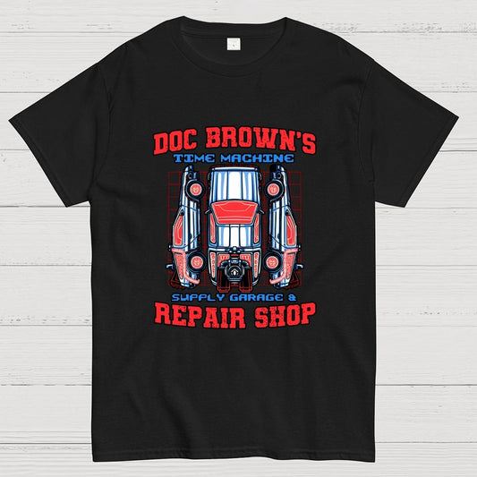 Time Machine Repair Shop Geek T-Shirt