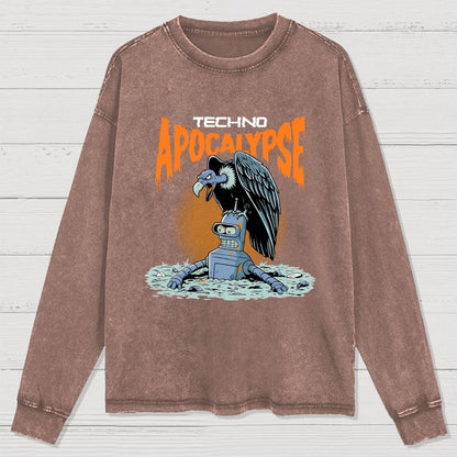 Washed Long Sleeve Tee 2507000354