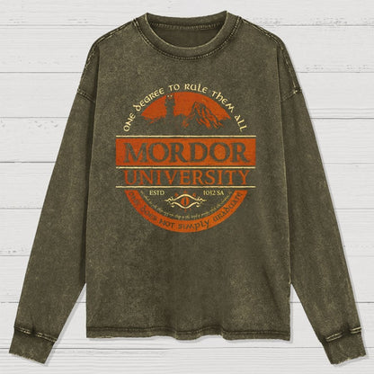 Graduation Is Not An Easy Thing Washed Long Sleeve Tee