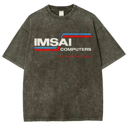 IMSAI Computers Vintage Distressed T-shirt