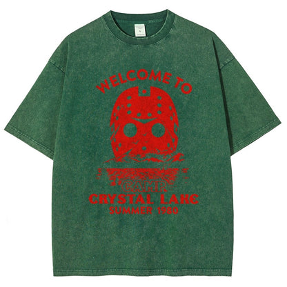 Welcome To Mystic Lake Vintage Distressed T-shirt