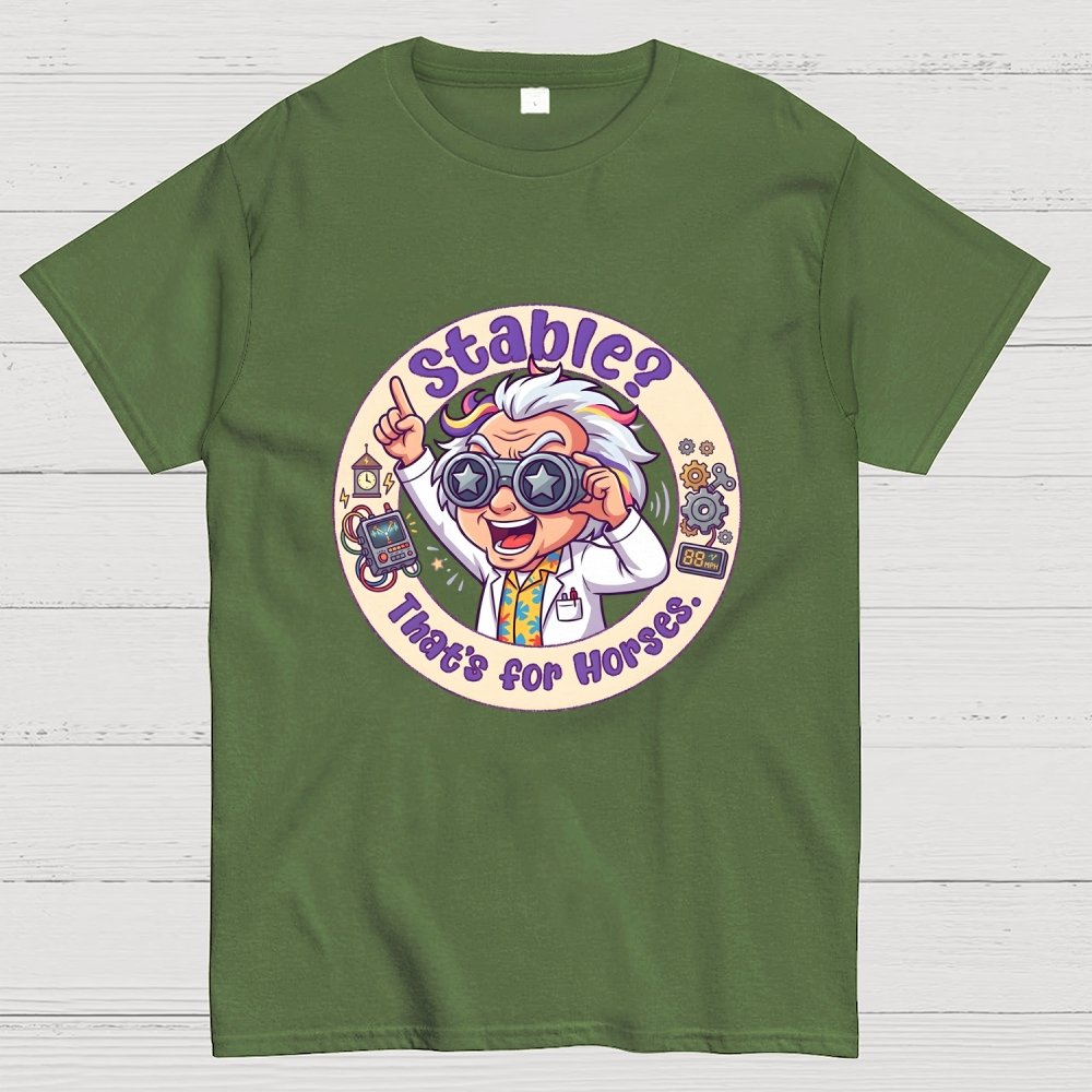 Stable That’S For Horses Art Print Geek T-Shirt