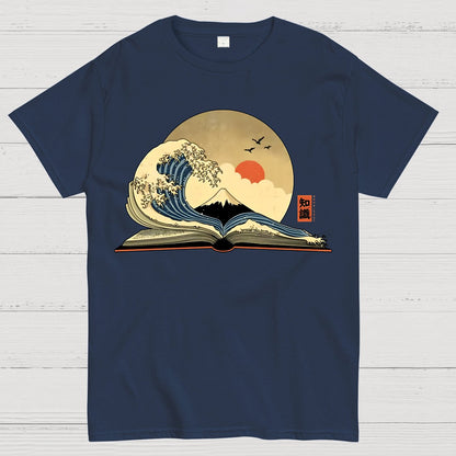 The Great Wave of Knowledge Geek T-Shirt