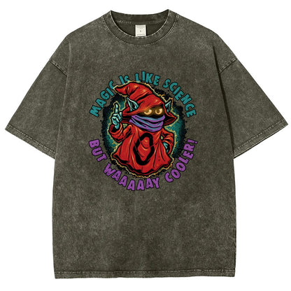 Magic Is Like Science Vintage Distressed T-shirt