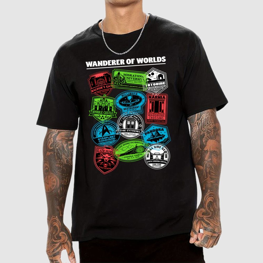 Geek Travel Stamp Geek T-Shirt