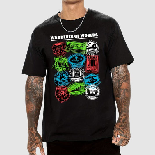 Geek Travel Stamp Geek T-Shirt