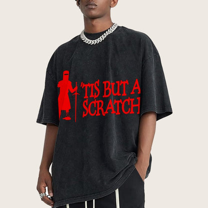 TIS BUT A SCRATCH Vintage Distressed T-shirt