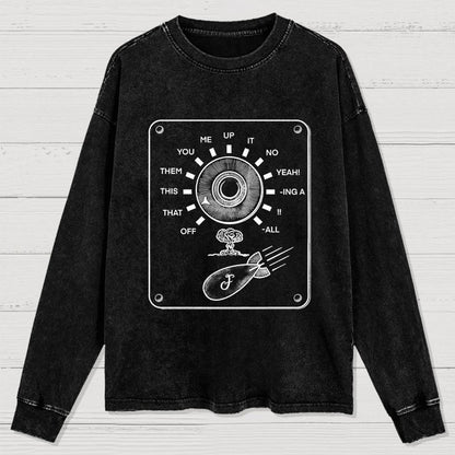 F-bomb Selector Remix Washed Long Sleeve Tee