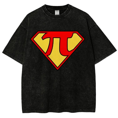 Super Pi Hero Vintage Distressed T-shirt