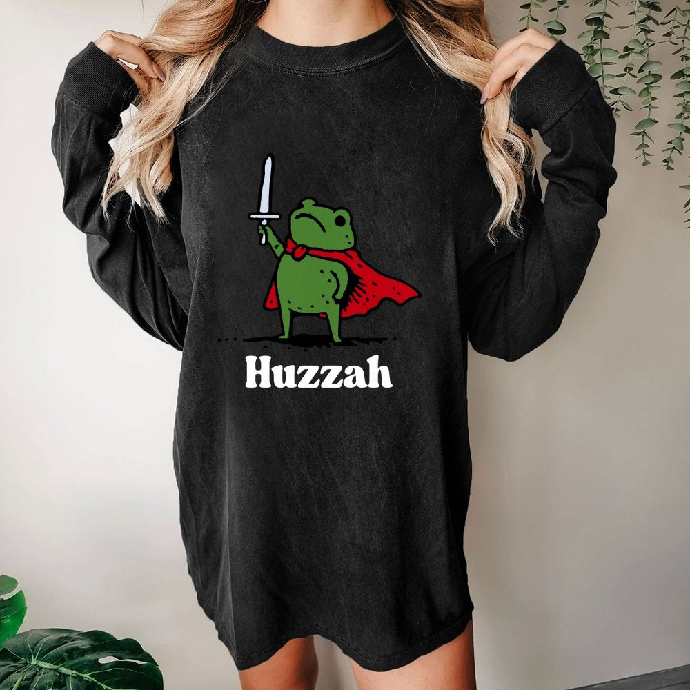 HUZZAH Washed Long Sleeve Tee