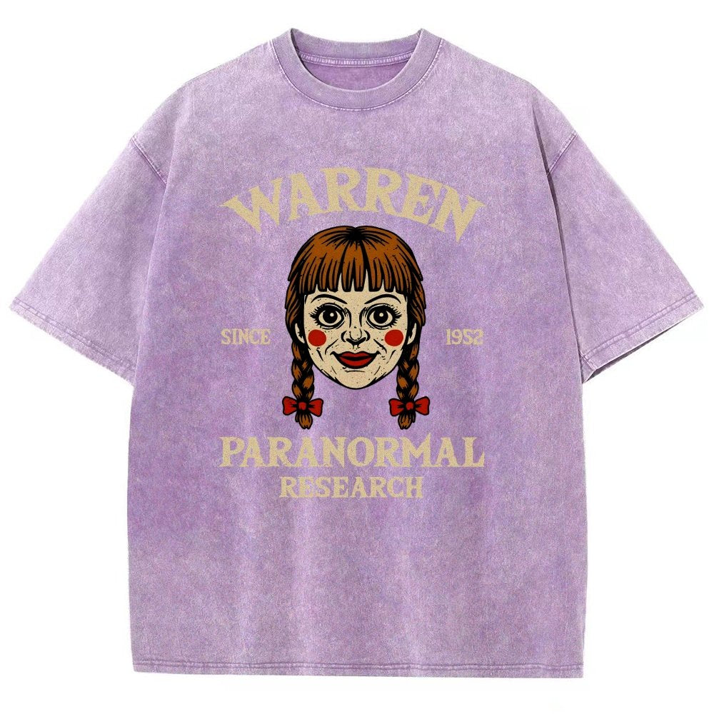 Warren Paranormal Research Vintage Distressed T-shirt