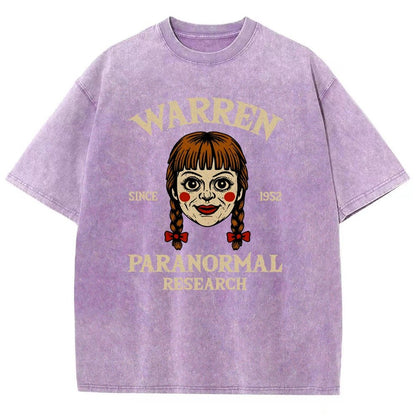 Warren Paranormal Research Vintage Distressed T-shirt
