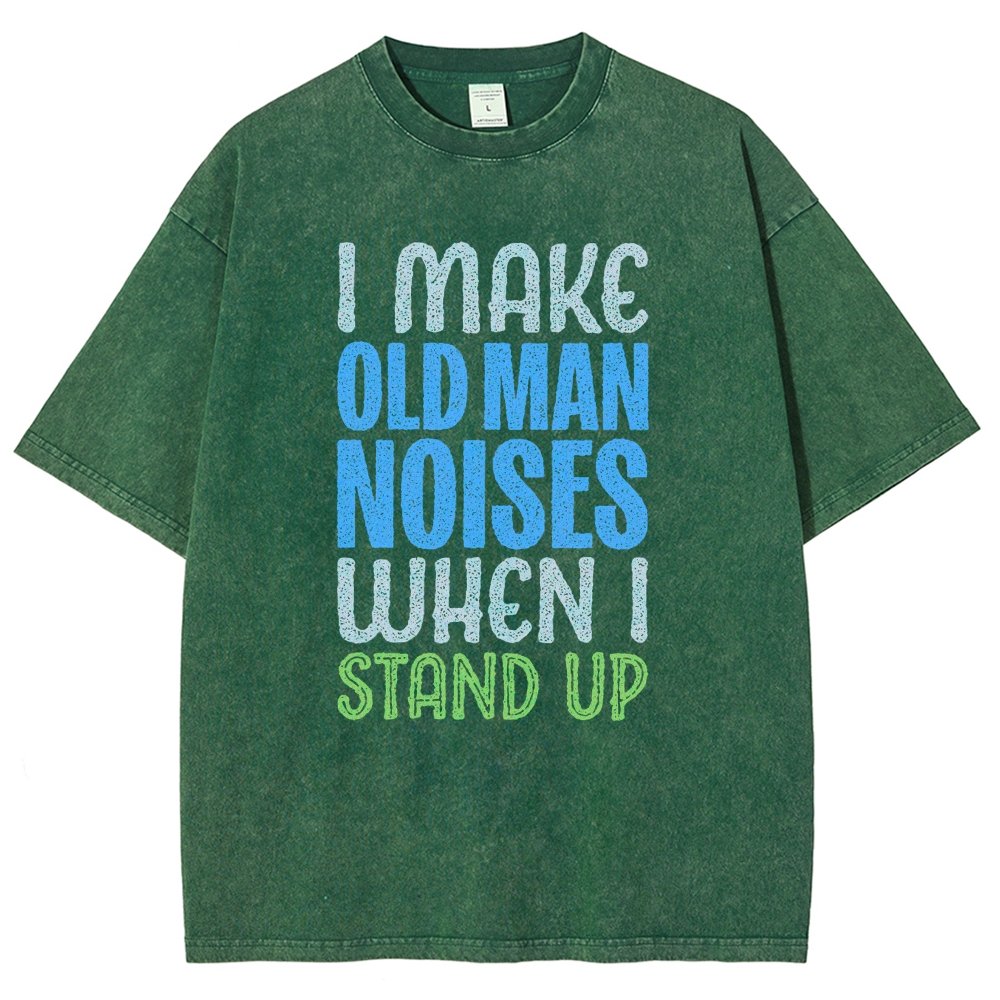 Old Man Noises Vintage Distressed T-shirt