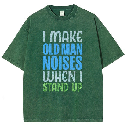 Old Man Noises Vintage Distressed T-shirt