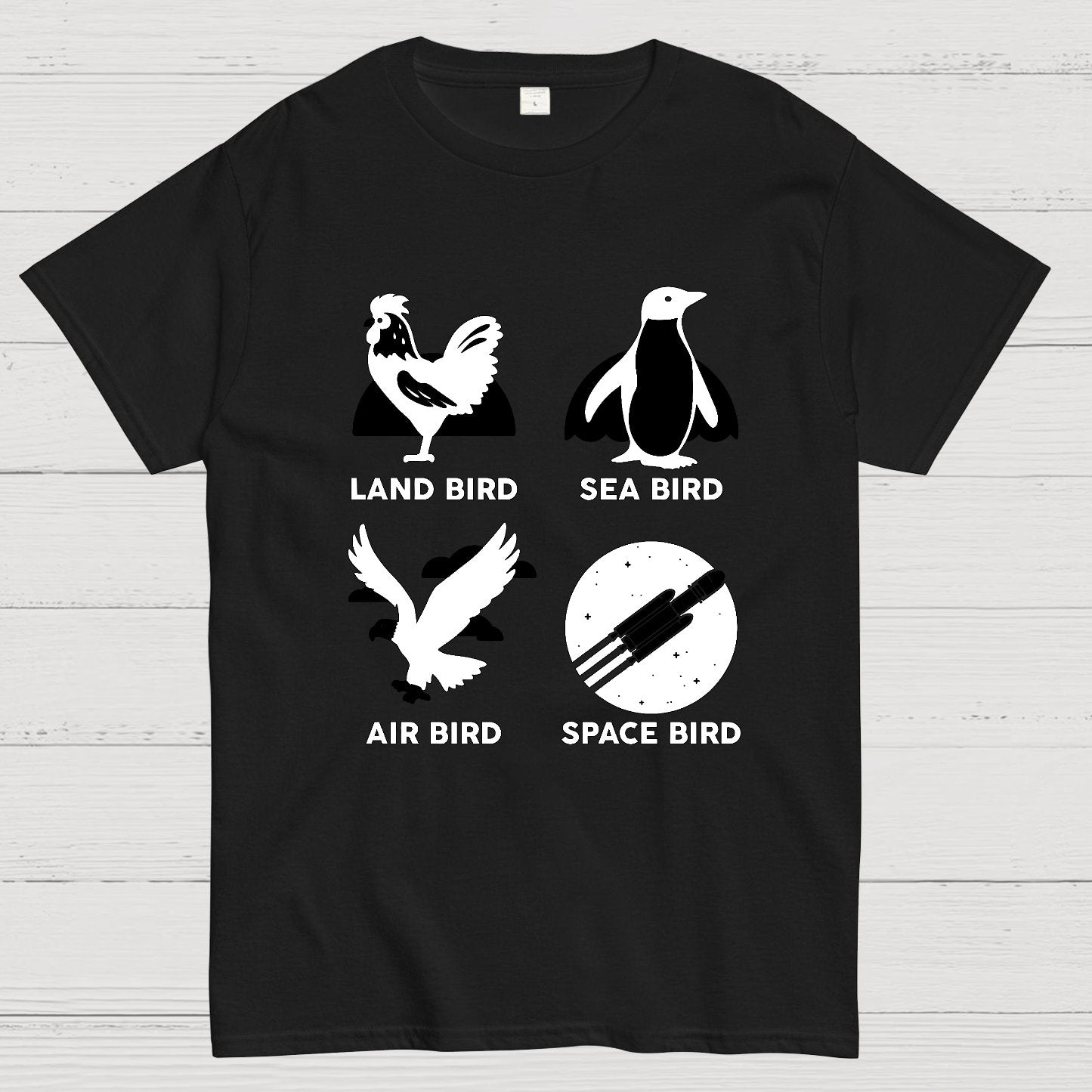 Bird Types Funny Geeky T-Shirt