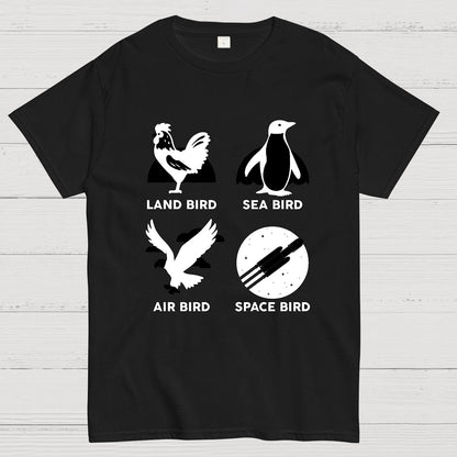 Bird Types Funny Geeky T-Shirt